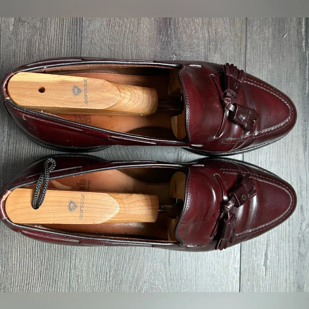 Allen Edmonds Grayson Dress Tassel Loafers Brown Slip-On Men’s Size 10B